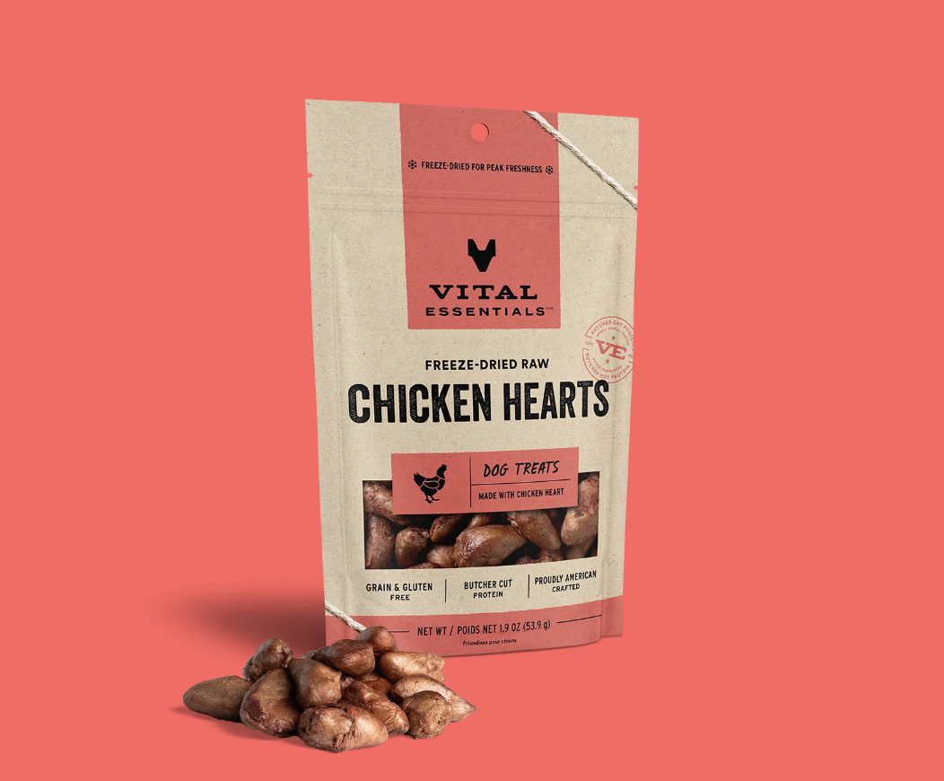 Vital Essentials | Chicken Hearts | 3.75oz